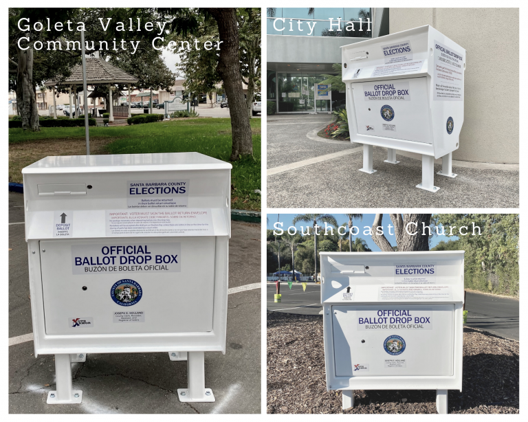 City of Goleta Announces Ballot Drop Box Locations for November 3